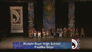 Waitaki Boys’ High School Pasifika Boys  Otago Polyfest 2016 [upl. by Niamert]