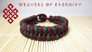 How to Make a Fishtail Paracord Bracelet with NO BUCKLES [upl. by Zetra184]