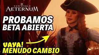 Probamos la Beta Abierta  New World Aeternum  Menuda diferencia [upl. by Atirahs]