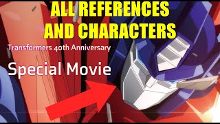 Studio Trigger Transformers 40th Anniversary Special Movie ALL REFERENCES AND CHARACTERS [upl. by Nylear]