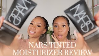 NARS RADIANT TINTED MOISTURIZER  Glowy Makeup for Spring  First Impression amp 6 Hour Wear Test [upl. by Ainig]