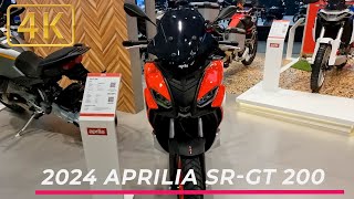 2024 New All Aprilia SRGT 200 Detail 4k [upl. by Adanama671]