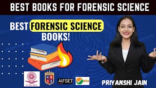 Best Books for Forensic Science  UG PG  UGCNET CUET AIFSET NFSU  Priyanshi Jain [upl. by Converse]