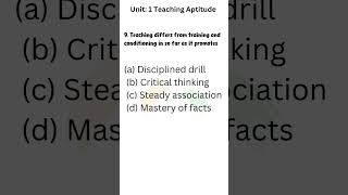 Q9 UGC NET paper 1 teaching aptitude questions answers and explanation [upl. by Skillern348]