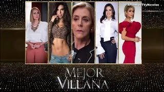 Nominados a Mejor Villana Premios TVyNovelas México 2018 [upl. by Keryt222]