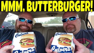 Lets Eat Culvers Bacon Deluxe Double ButterBurger  Food Review [upl. by Wiltshire]