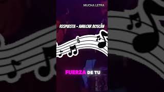 Respuesta  Amílcar Boscán 💔letras letrasdecanciones salsa amilcarboscan fyp fypシ゚viral foryo [upl. by Adnileb]