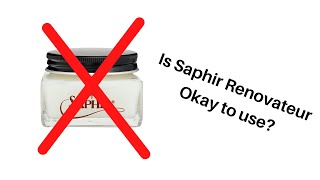 I dont recommend Saphir Renovateur for your shoes if you are a beginner like me [upl. by Refotsirc]