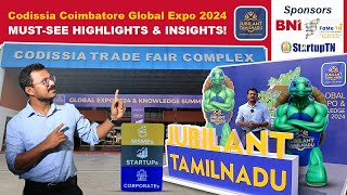 Exploring the Highlights of Codissia Coimbatore Global Expo 2024 [upl. by Adna]