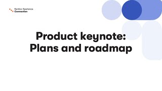 Matej Stefanik Product Keynote  Plans and roadmap [upl. by Rosenblum]