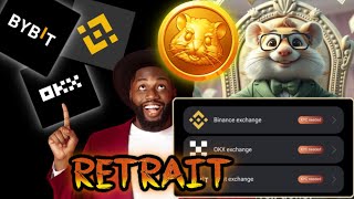 HAMSTER KOMBAT  Comment retirer les Token HMSTR sur OKX BINANCE BYBIT TONKEPER [upl. by Ahsilat]