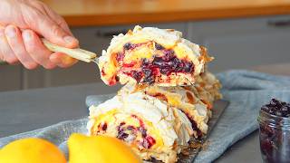 Lemon Meringue Blueberry Roll – Move Over Lemon Meringue Pie This Dessert Is WAY Better [upl. by Roots]