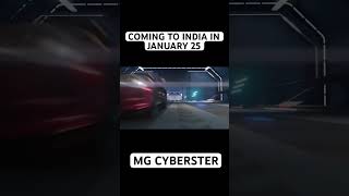 Convertible MG in 60 Lakhs😱  MG Cyberster  mg mgcyberster cars automobile 4x4 [upl. by Corinna]