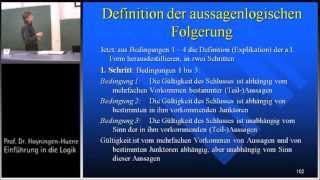 Aussagenlogik 5b Logische Folgerung  Definition [upl. by Arden]