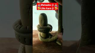 Mahadev ji clay art mahadev mahakal mahakalstatus bolenathstatus bole [upl. by Leuas616]