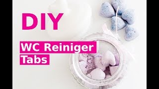 WC Reiniger Tabs I DIY I BUNT I Super Deko fürs Bad schnell und einfach selbst gemacht [upl. by Garlan]