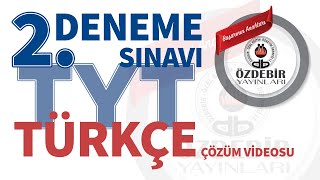 ARALIK 2023  TYT 2 DENEME SINAVI TÜRKÇE ÇÖZÜM VİDEOLARI [upl. by Madid447]