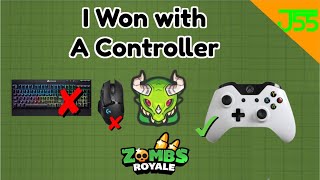 I WON ZOMBSROYALE WITH A CONTROLLER ONLY [upl. by Rokach]