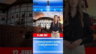 Events from History  12 June 1997  Shakespeares Globe Theatre Reopens [upl. by Aihsenad]