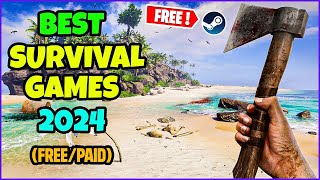 TOP 20 Survival Games to play in 2024 FreetoPlay Paid Games [upl. by Dawna]