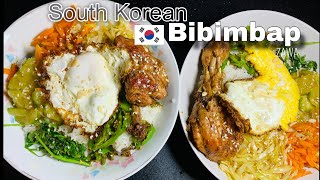 Authentic South Korean Bibimbap Recipe 🇰🇷ZAWA [upl. by Copp218]