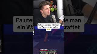 Paluten weiß nicht wie man einen Wassereimer craftet 😂😂 shorts paluten Glp [upl. by Fiedling]