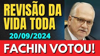 NOVO VOTO A FAVOR DA REVISÃO DA VIDA TODA TEMA 1102 ADI 2110 E 2111 STF [upl. by Isbel]