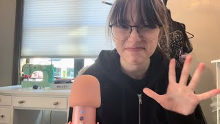 ASMR  Stressed Out Seamstress Does Your Prom Dress Consultation  Measuring and Writing [upl. by Adnovoj27]