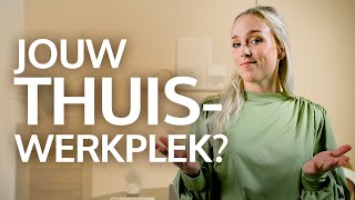 THUISWERKPLEK INRICHTEN doe je zo [upl. by Eerok]