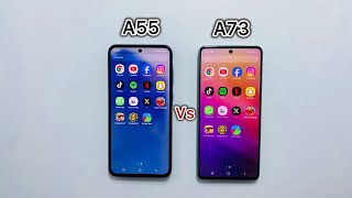 Samsung Galaxy A55 vs Samsung Galaxy A73 Speed Test [upl. by Leuamme]