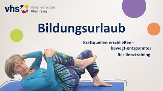 3 Methoden um neue Kraftquellen zu erschließen  Resilienztraining im Bildungsurlaub [upl. by Esnohpla]