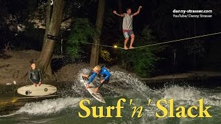 Slackline amp Surfing  Surf n Slack [upl. by Nahtanoy]