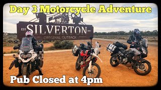 Motorcycle Adventure Camping Trip  Episode 3  Curlwaa to Broken Hill NSW 🇦🇺 [upl. by Drandell]