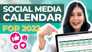 How to setup Social Media Calendar 2022  Free template for your Marketing Virtual Assistant [upl. by Rubin]