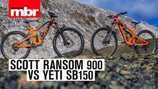 12000m down Scott Ransom VS Yeti SB150 in the Alps  Mountain Bike Rider [upl. by Jan513]