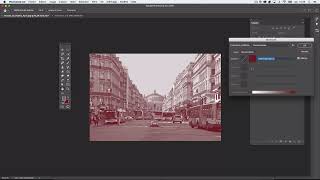 4 4 Transformer une image en niveau de gris et bichromie Photoshop formation de A à Z [upl. by Toole]