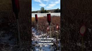 Installing Marker Reflectors Tips for a Sturdy Trail [upl. by Illene609]