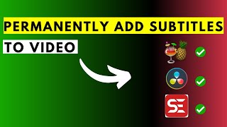 My Top 3 Free Ways To Permanently Add Hardcode or Burn Subtitles to Video or Movie [upl. by Delaryd860]