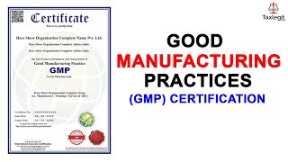 Good Manufacturing Practices Certification GMP  Benefits  Approval  Guidelines Certification [upl. by Aihsila535]