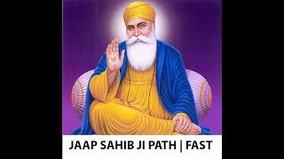 Jaap Sahib JI  FAST  Gurbani Kirtan [upl. by Winfield]