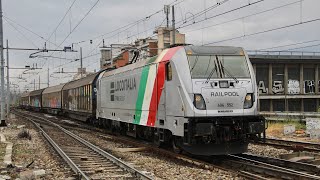 Treni aTrains at Milano Lambrate  10523 [upl. by Eecrad31]