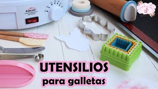 Guía completa de utensilios y materiales para galletas decoradas 12 🥣 I Ustensile pentru biscuiti [upl. by Elolcin]