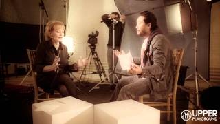 Barbara Walters and David Choe talking about happiness and the Dalai Llama [upl. by Ahsatan]