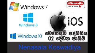 operating System Grade 7 මෙහෙයුම් පද්ධතිය 2 වන පාඩම [upl. by Jeroma71]