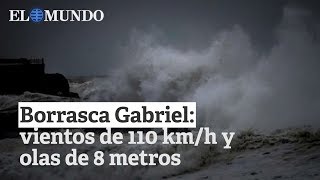 La borrasca Gabriel trae la primera ciclogénesis explosiva del año [upl. by Yro]