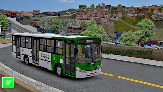 OMSI 2 MAPA NOROESTE FICTICIO 20  Apache Vip II mb of1721 Bluetec 5 G27 Viação Santa Brígida [upl. by Rebmeced]