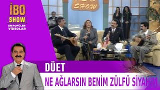 Ne Ağlarsın Benim Zülfü Siyahım  İbrahim Tatlıses amp Arif Sağ amp Belkıs Akkale Düet [upl. by Venable]