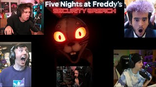 YouTubers reaccionan al Trailer 3 de Five Nights at Freddy’s Security Breach [upl. by Htnnek485]