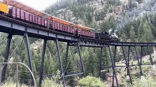 Georgetown Loop Railroad is going to pass the bridge [upl. by Toft926]