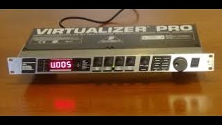 COMO PROGRAMAR PROCESADOR DE VOZ BERINGER PARA LA VOZ SONIDERA VIRTUALIZER PRO DSP2024 BERINGER [upl. by Diantha]